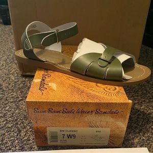 Olive Classic Saltwater Sandals